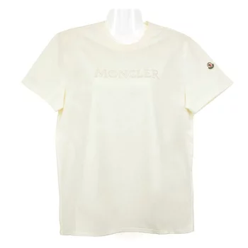 モンクレール Tシャツ レディース 8C00021 89AUO 037 ホワイトアイボリー サイズM